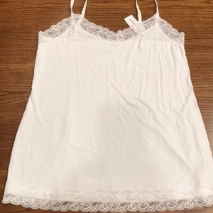 Lane Bryant white lace cami - size 14/16 - NWT